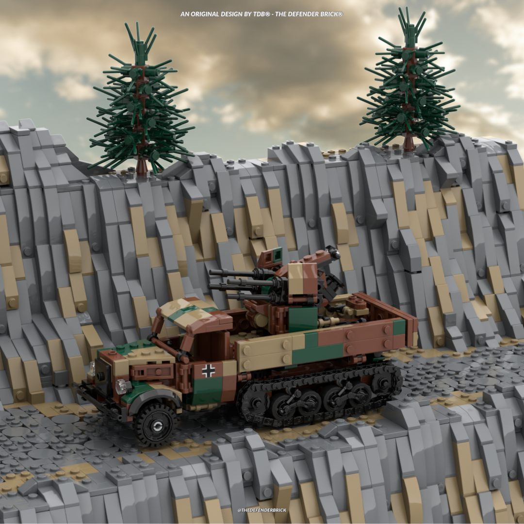 Lego ww2 half track sales