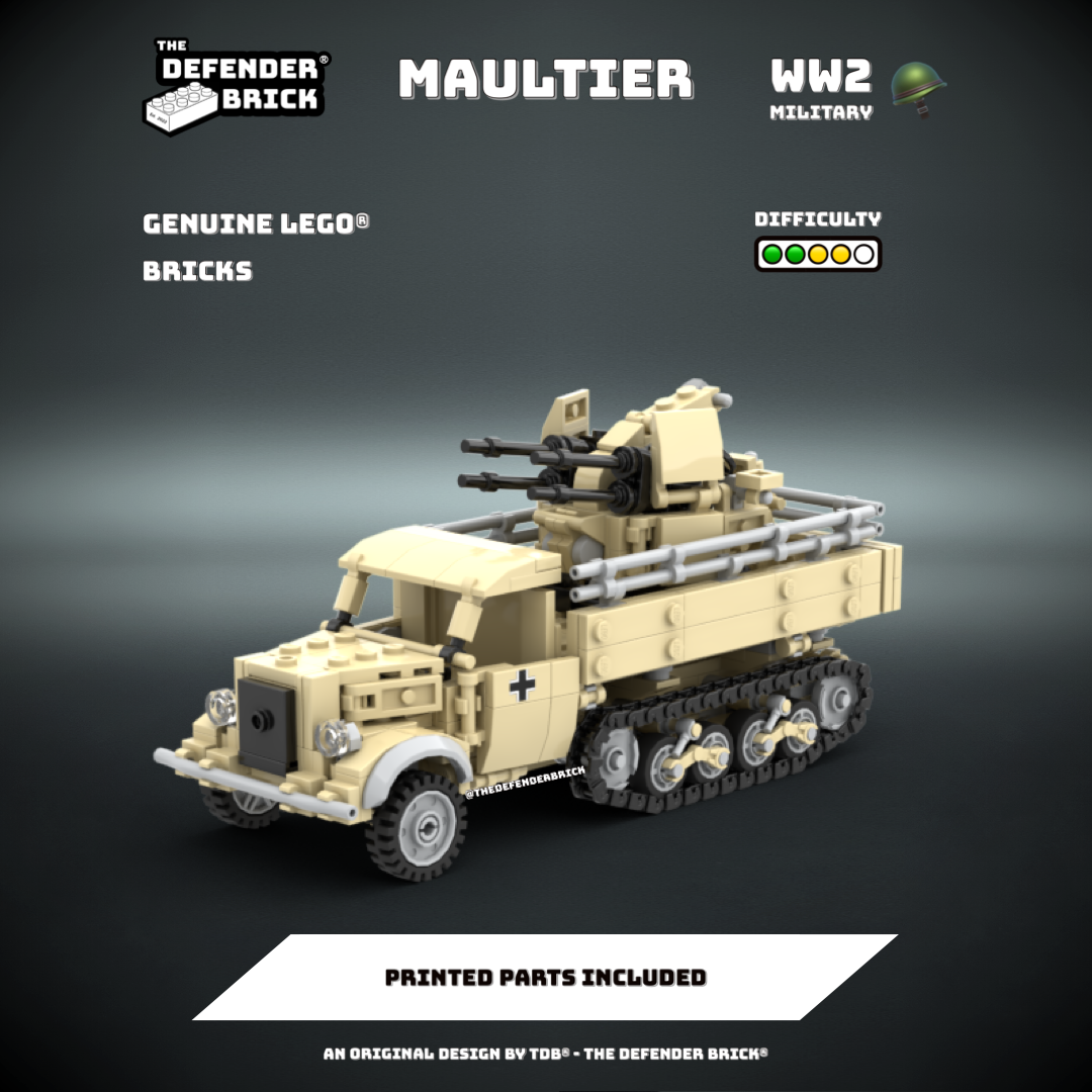TDB® DAK Maultier w/2cm Flak-38 Gun