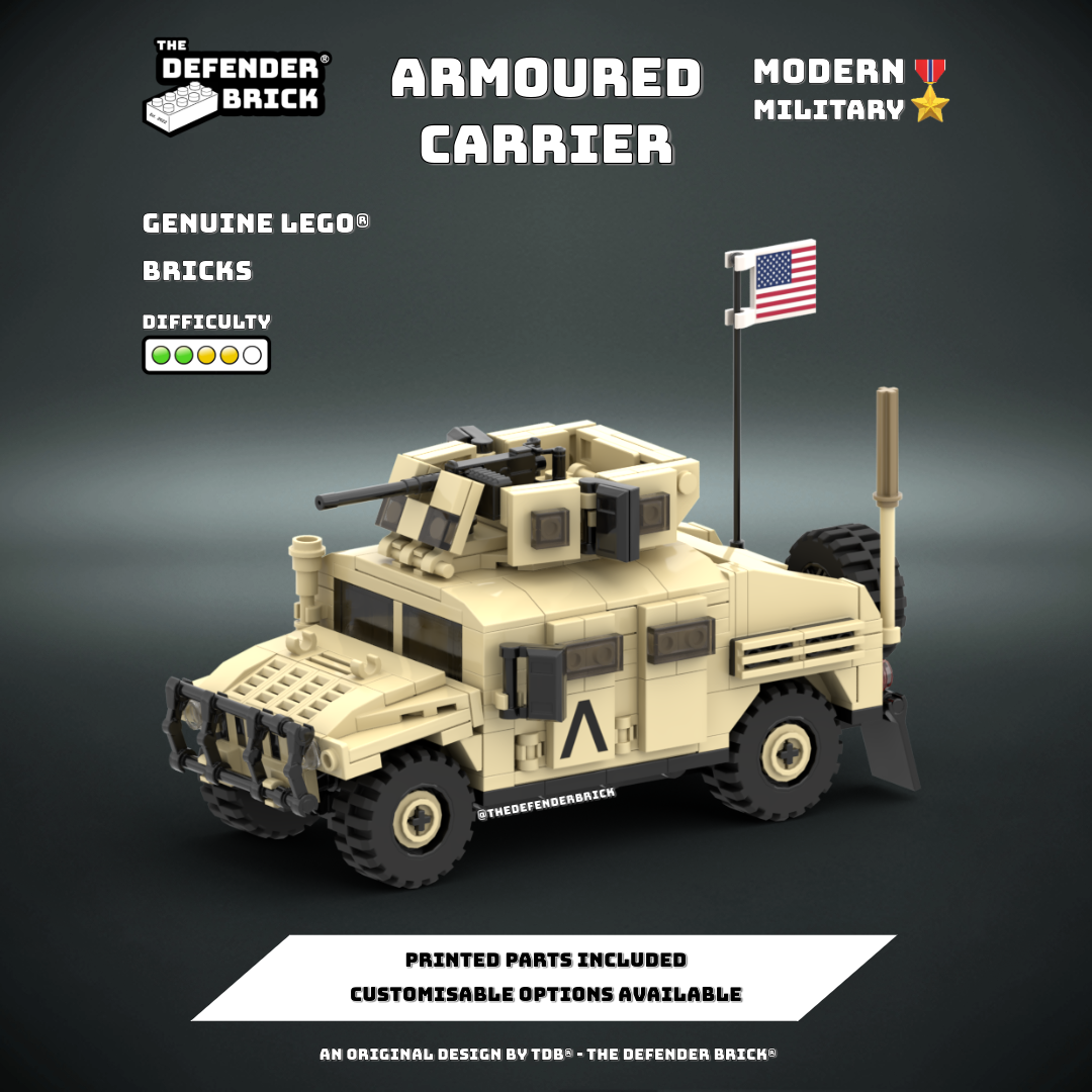 TDB Desert Armoured Carrier The Defender Brick