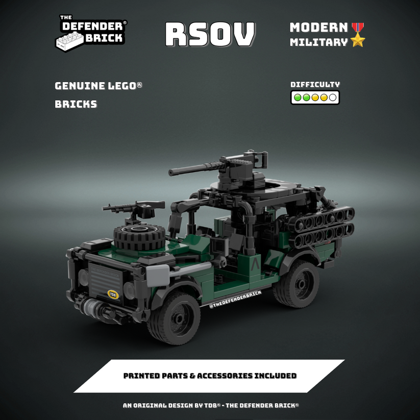 TDB® RSOV - Ranger Special Operations Vehicle – The Defender Brick®