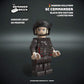Front view of the TDB SC Commander Black Ops Edition minifigure with full tactical UV printing.