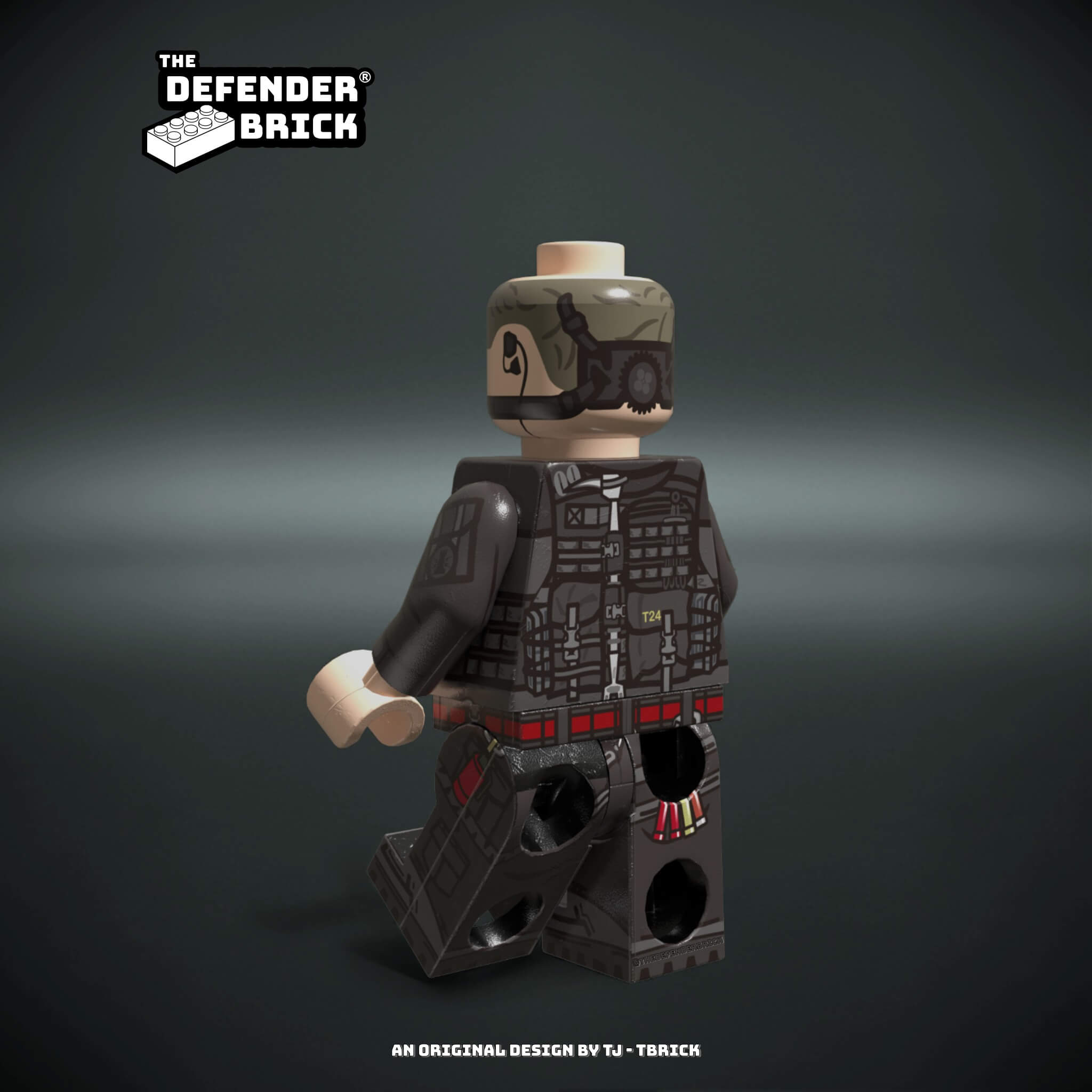 TDB® SC Commander – Black Ops Edition (UV-Printed Minifig) – The ...