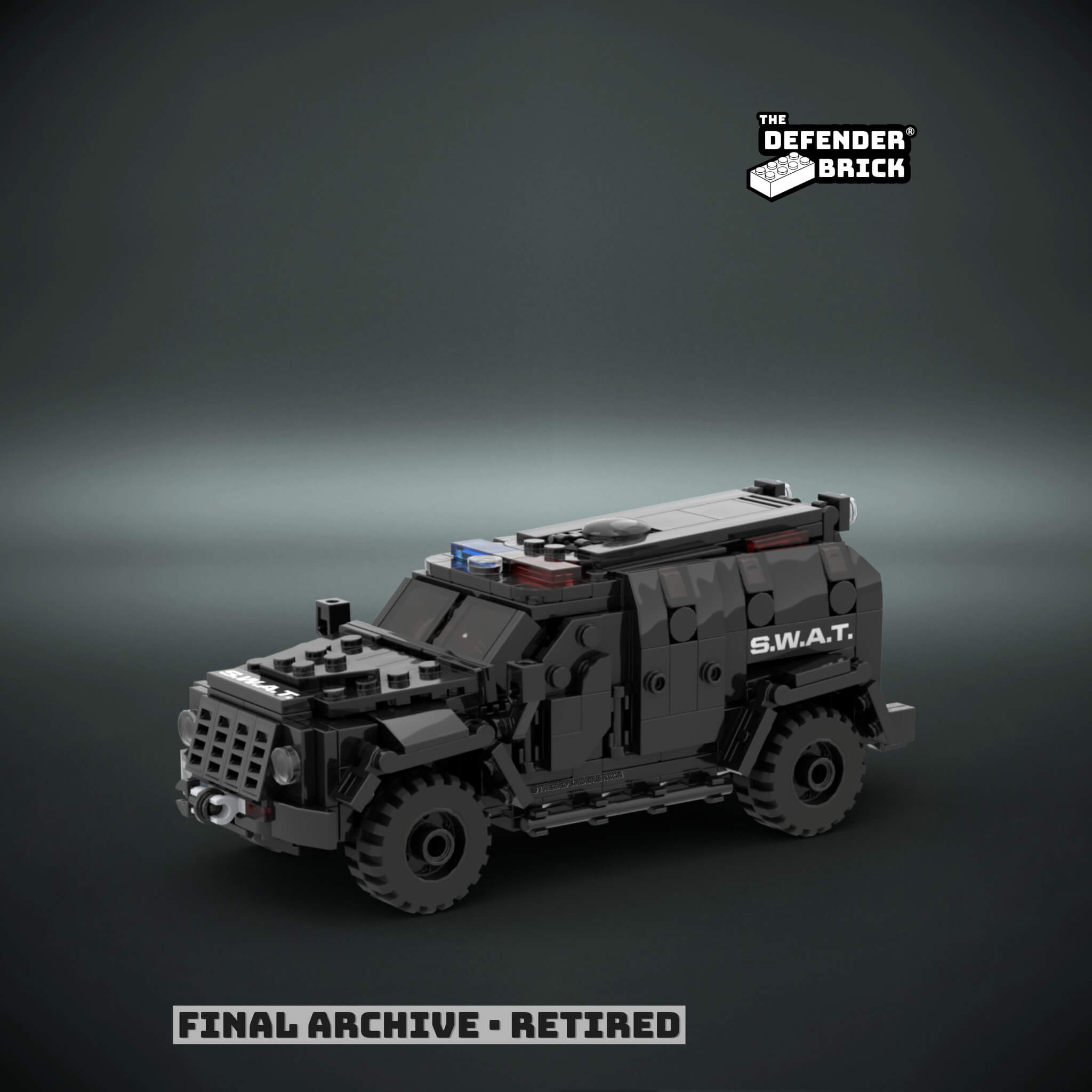 TDB® S.W.A.T. Black Betty truck – The Defender Brick®