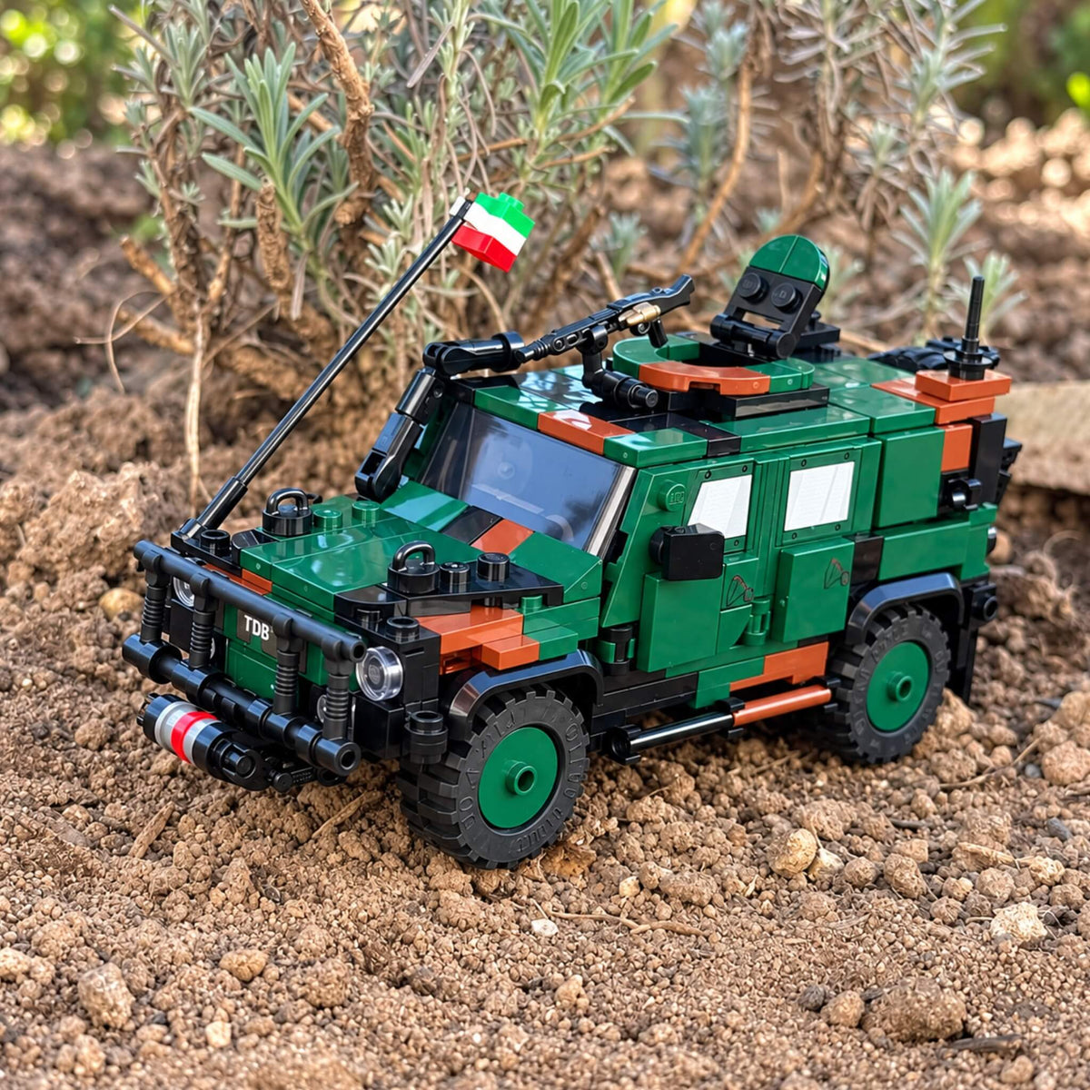 TDB Allied Camo LNX Early Access collector build photographed outdoors