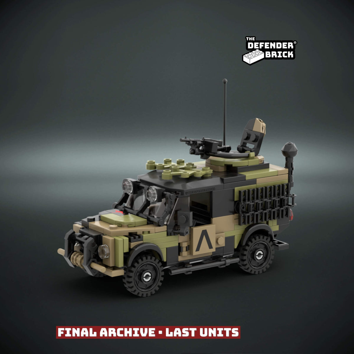 TDB Australian Assault Rover Final Upgraded Release 1:35 brick build, front three-quarter view.