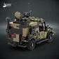 Rear three-quarter view of the TDB Australian Assault Rover Final Upgraded Release 1:35 brick build.